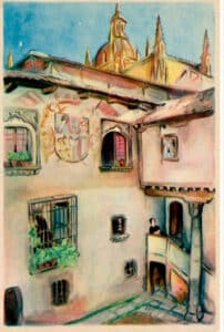 El patio de la casa de Los Rueda 2 2 Landi patio alvaro de luna 1920