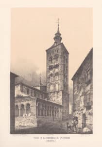 Plaza, iglesia y torre de San Esteban (I) 2 2 S Esteban Parcerisa