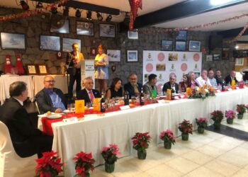 La cena contó con productos íntegramente segovianos.. Diputación