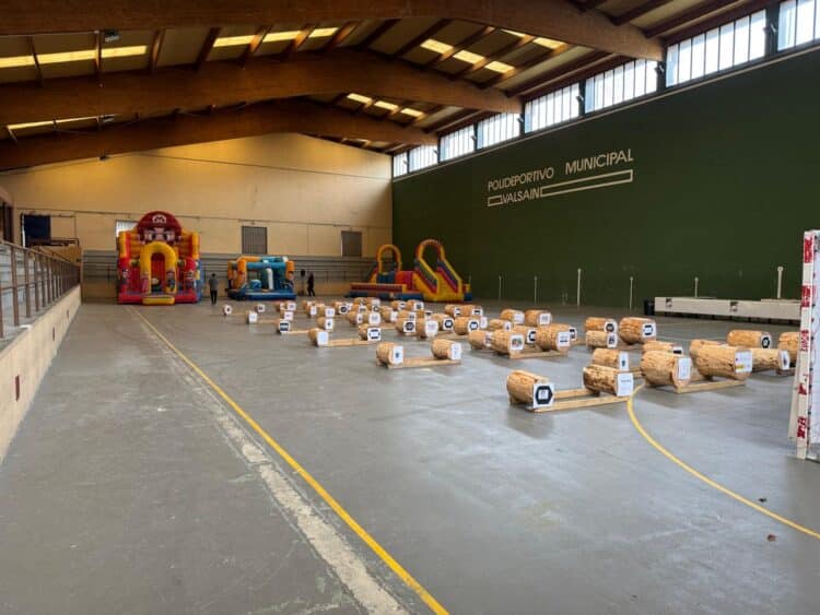 Campeonato de corta de troncos en Valsaín / DIPUTACIÓN