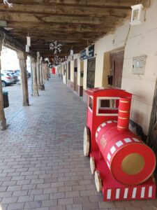 Montaje de la Feria Navideña de Turégano / DIPUTACIÓN