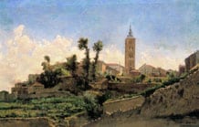 Plaza, iglesia y torre de San Esteban (I) 4 4 Beruete paisaje de Segovia