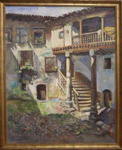 El patio de la casa de Los Rueda 5 5 L Tablada 1952