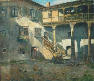 El patio de la casa de Los Rueda 6 6 Lope Tablada 1971