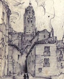 Plaza, iglesia y torre de San Esteban (I) 9 9 M Bernardo Torre de la Catedral