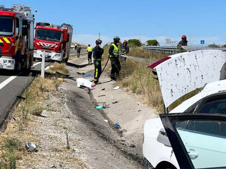 Mueren dos personas en un accidente de tráfico en la autovía A-601, en Encinillas 1 Accidente de tráfico en la carretera A-601.