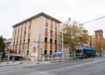 Antiguo Parque de Bomberos, en la avenida Padre Claret. / Héctor Criado