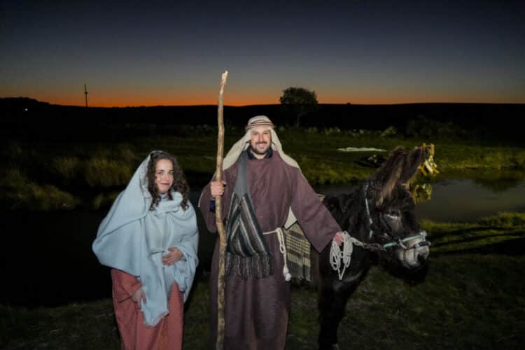 La tradición del Belén viviente de Balisa regresa el día 20 de diciembre 1 Actores en la representación de 2024.