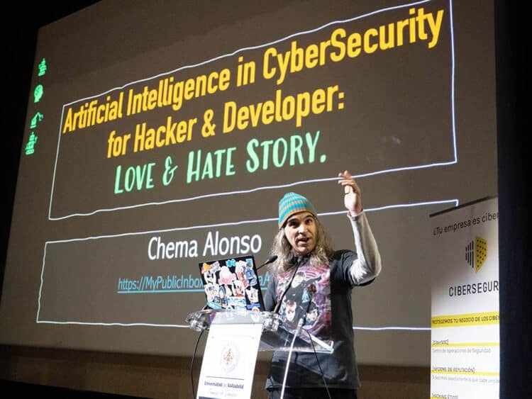 Chema Alonso, en el Congreso de Hackers de Segovia. / Héctor Criado
