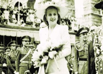 Evita Perón en Segovia.