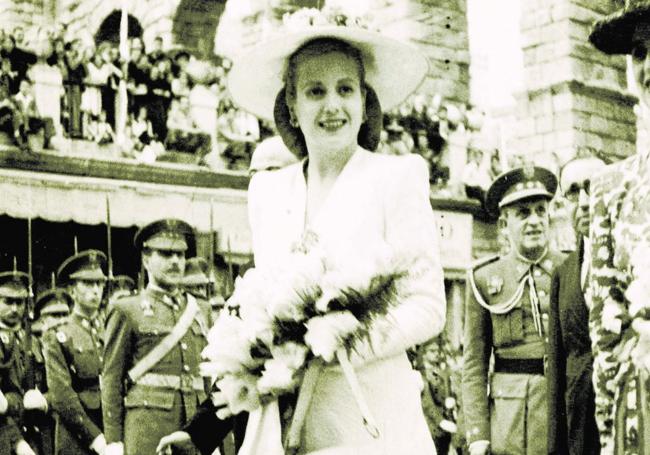 Evita Perón en Segovia.