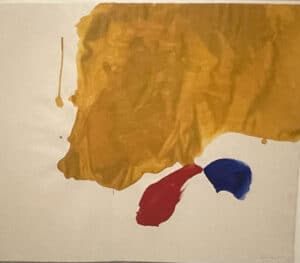 Cuando la modernidad pasó de París a Nueva York 7 Arcada de bosque lácteo, 1963, de Helen Frankenthaler.