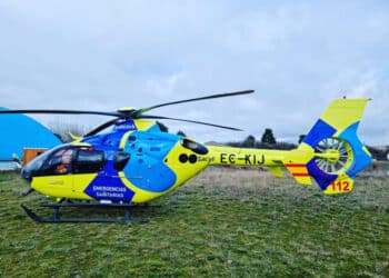 Helicóptero de emergencias. /112 CASTILLA Y LEÓN