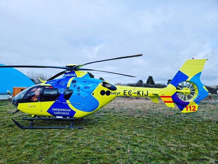 Helicóptero de emergencias. /112 CASTILLA Y LEÓN