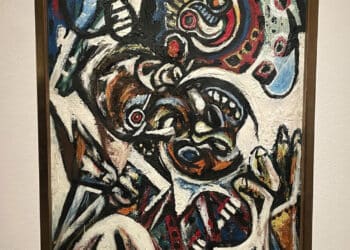 En Birth, de Jackson Pollock, 1941, se deduce la referencia picassiana de Pollock.