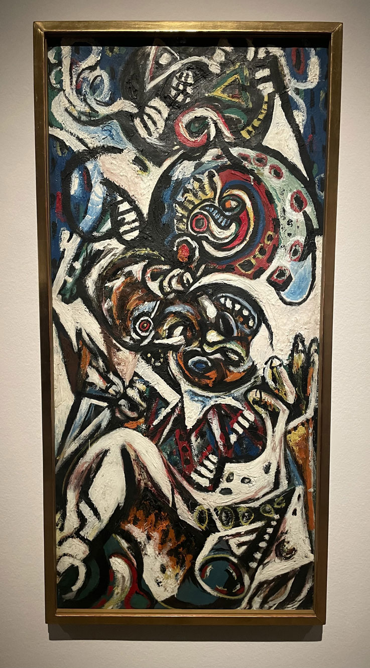 Cuando la modernidad pasó de París a Nueva York 1 En Birth, de Jackson Pollock, 1941, se deduce la referencia picassiana de Pollock.
