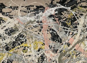 Cuando la modernidad pasó de París a Nueva York 2 Number 27, 1950, de Jackson Pollock es un excelente ejemplo de dripping.