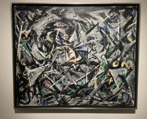 Cuando la modernidad pasó de París a Nueva York 3 Retrato de H.M., 1945, de Jackson Pollock.