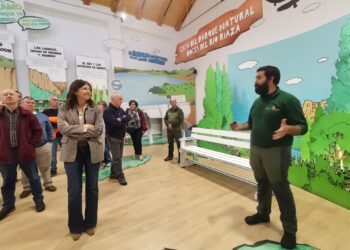 La delegada durante su visita. /JUNTA DE CASTILLA Y LEÓN