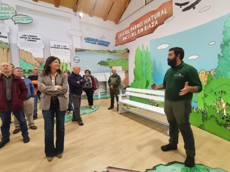 La delegada durante su visita. /JUNTA DE CASTILLA Y LEÓN