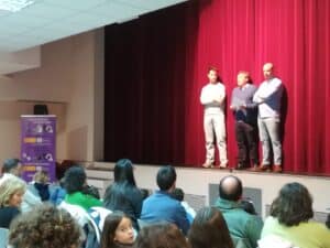 Actuación teatral con motivo del 25N el pasado fin de semana en Palazuelos de Eresma / AYTO. DE PALAZUELOS DE ERESMA