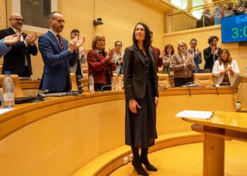 Berta Migueláñez toma posesión como concejala del Ayuntamiento de Segovia. / HÉCTOR CRIADO