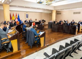 Votación del Pleno de la Diputación. / HÉCTOR CRIADO