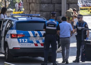Sucesos atendido por la Policía Local en la plaza del Azoguejo. / KAMARERO