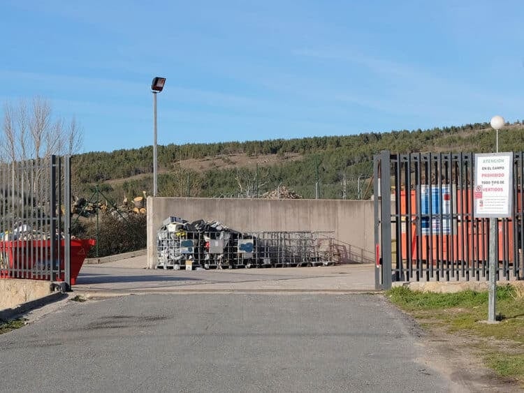 Punto limpio de El Espinar. / E.A.