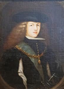“La provincia que más depósitos tiene del Museo del Prado en toda Castilla y León es Segovia” 2 Retrato de Felipe V, en la Real Fábrica de Cristales de la Granja.