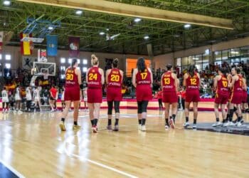 Un instante del preolímpico entre España y Canadá./E.A