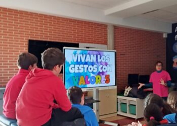 Taller de convivencia celebrado en el colegio de Trescasas / JCYL