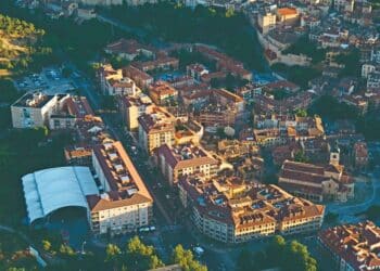 Barrio de San Millán visto desde el aire.