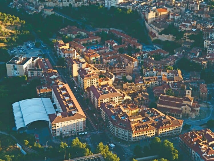 Barrio de San Millán visto desde el aire.
