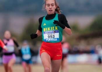 Idaira Prieto durante un instante en el Cross de Atapuerca./SPORT MEDIA