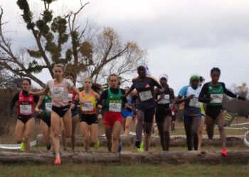 Idaira Prieto durante un instante de la prueba./FETACYL