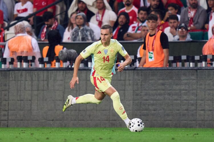 Jorge de Frutos durante su debut con la selección española frente a Turquía./RFEF