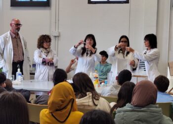 Instante de la actividad celebrada la semana pasada con los estudiantes del IES ‘Sierra de Ayllón’ / JCYL