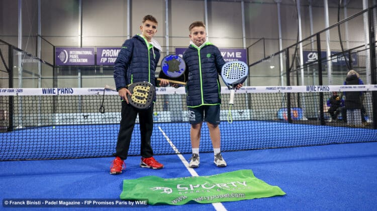 Hugo García, campeón del FIP Promises de París 1 Hugo García y Cristian Blanco posan con el título de campeones en Lesigny./FIP PROMISES