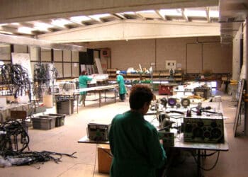 Taller eléctrico en un CEE.