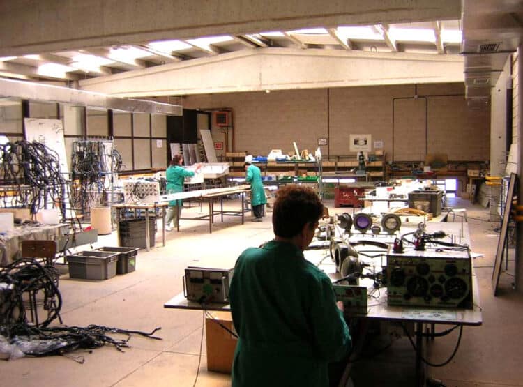 Taller eléctrico en un CEE.