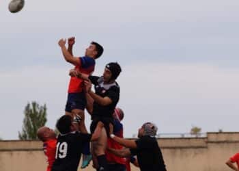 Un instante del duelo entre RAC Lobos y Torrelodones./RAC LOBOS