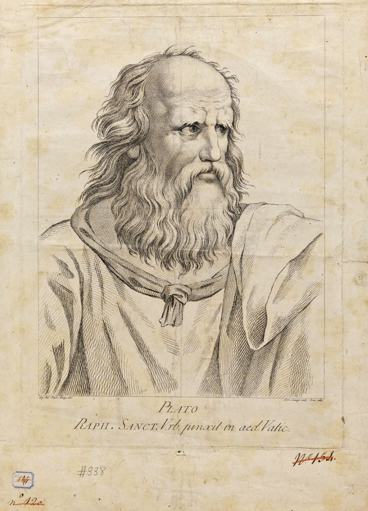 La muerte del alcalde de Santa María de Nieva 2 Cabeza de Platón. Domenico Cunego. Museo del Prado.