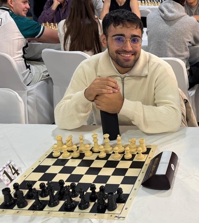 El campeón de la edición de 2025, Alberto Bernardo./ CLUB UNED