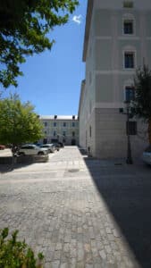 El aparcamiento de la Calle del Cuartel Nuevo.