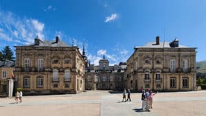 Explanada del Palacio Real de La Granja de San Ildefonso.