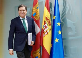 Comparecencia de Carlos Fernández Carriedo tras el Consejo de Gobierno. / Miriam Chacón