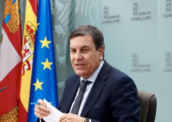 Comparecencia de Fernández Carriedo tras el Consejo de Gobierno. / Miriam Chacón
