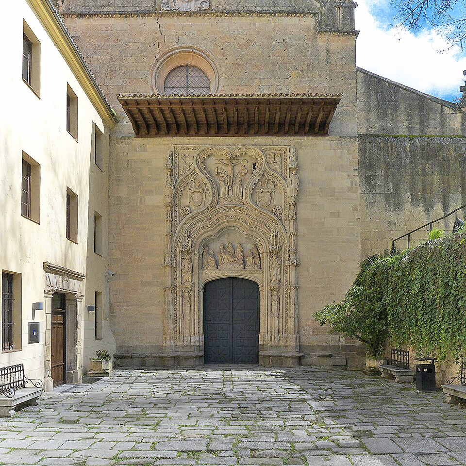 La Escuela de Salamanca 3 Convento de Santa Cruz la Real (Segovia). Portada.