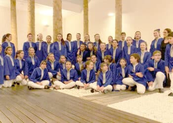 Miembros de la Escolanía de Segovia.